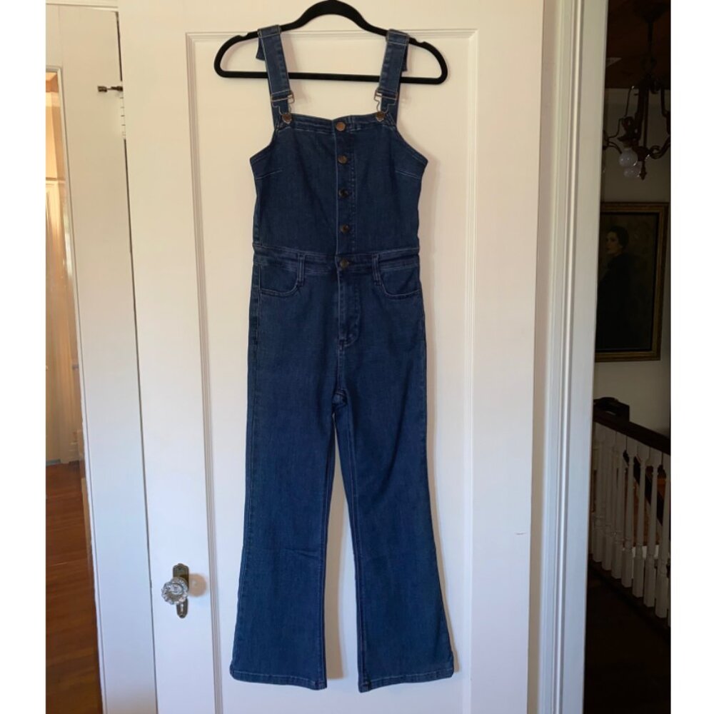 Hazel and Olive Good Vibrations Denim Overalls by Cello S
